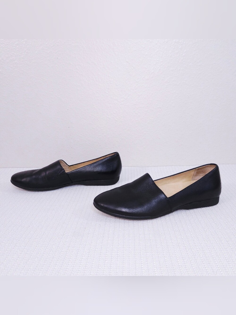 DANSKO Larisa Slip-On Flats Black Milled Nappa Leather Loafers EU 41 US 10.5-11